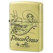 Zippo ジッポー スタジオジブリ 紅の豚 ポルコとジーナ 真鍮 ブラス オフィシャルライセンス品 NZ-41