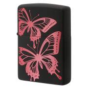 Zippo ジッポー 蝶々 バタフライ レッド Butterfly Series 2BTF-RDE メール便可