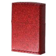 Zippo ジッポー Glitter グリッター ラメ 合皮巻き ZGL-レッド メール便可