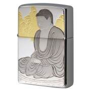 Zippo ジッポー 電鋳板 プレート貼り 和柄 伝統工芸 大仏