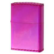 Zippo ジッポー Aurora color オーロラカラー 合皮巻き ZAU-ピンク