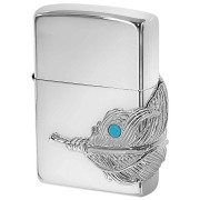 Zippo ジッポー 純銀 スターリングシルバー ビックフェザーメタル Big Feather Metal Sterling Silver 925 ビックフェザーメタル