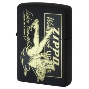 Zippo ジッポー ウインディ ウインドプルーフ レディ ブラックマット Windy WINDPROOF LADY BKM BKM-3