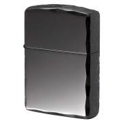 Zippo ジッポー ARMOR アーマー 3面 流水紋 コーナーシャインレイカット ブラック BK