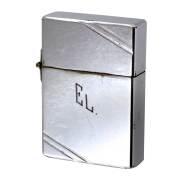 絶版/ヴィンテージ Zippo ジッポー 中古 1935年製造 3バレル外ヒンジ EL  [C]使用感あり傷汚れあり