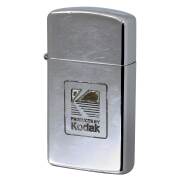 絶版/ヴィンテージ Zippo ジッポー 中古 1989年製造 Kodak コダック ロゴ スリム  [C]使用感あり傷汚れあり