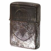 絶版/ヴィンテージ Zippo ジッポー 中古 1969年製造 ベトナムジッポー パラシュート 89-70  [C]使用感あり傷汚れあり