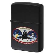 絶版/ヴィンテージ Zippo ジッポー 中古 1989年製造 NASA CHALLENGER チャレンジャー号 ブラックマット  [A]使用感少なく状態が良い
