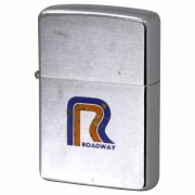 絶版/ヴィンテージ Zippo ジッポー 中古 1972年製造 Roadway Trucking Logo  [C]使用感あり傷汚れあり