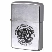 絶版/ヴィンテージ Zippo ジッポー 中古 1966年製造 SANDUSKY DRESSED BEEF CO. サンダスキー・ドレスド・ビーフ  [B]使用感ありやや傷汚れあり