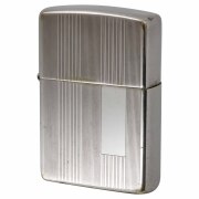 絶版/ヴィンテージ Zippo ジッポー 中古 2003年製造 #1150 SILVER FILLED RIBBON 2003年レプリカVer. エンジンタン彫刻  [C]使用感あり傷汚れあり