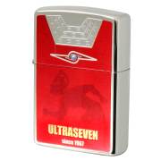絶版/ヴィンテージ Zippo ジッポー 中古 2022年製造 ウルトラセブン ULTRASEVEN 銀メッキ 80205  [A]使用感少なく状態が良い