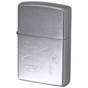 絶版/ヴィンテージ Zippo ジッポー 中古 2000年製造 ブラッシュドクローム ウインディ American Classic Windy  [A]使用感少なく状態が良い