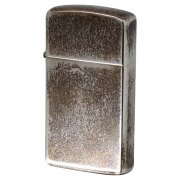 絶版/ヴィンテージ Zippo ジッポー 中古 2001年製造 純銀 スリム SLIM Sterling Silver ポリッシュ No.1500  [C]使用感あり傷汚れあり