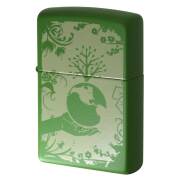 インサイドユニット未使用/ ZIPPO ジッポ  ライター エコ/アース 地球デザイン 2015年製 グリーン メンズ レディース【中古】 ZIPPO(ジッポー)専門店フラミンゴ