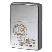 絶版/ヴィンテージ Zippo ジッポー 中古 1979年製造 U.S.S. Blue Ridge LCC-19 アメリカ海軍 揚陸指揮艦  [C]使用感あり傷汚れあり