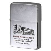 絶版/ヴィンテージ Zippo ジッポー 中古 1962年製造 Independence Life & Accident Insurance Company 企業ZIPPO  [C]使用感あり傷汚れあり