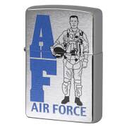 絶版/ヴィンテージ Zippo ジッポー 中古 2007年製造 AF Air Force パイロット 21102  [N]未使用・新品