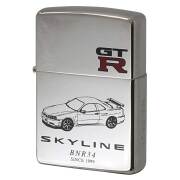 絶版/ヴィンテージ Zippo ジッポー 中古 1999年製造 GT-R SKYKINE BNR34 スカイライン No.0929  [A]使用感少なく状態が良い