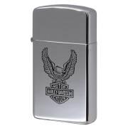 絶版/ヴィンテージ Zippo ジッポー 中古 1980年製造 スリム Harley Davidson ハーレー・ダビッドソン  [S]ほぼ新品同様