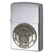 絶版/ヴィンテージ Zippo ジッポー 中古 2007年製造 アメリカ海軍 UNITED STATES NAVY Metal  [N]未使用・新品