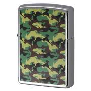 絶版/ヴィンテージ Zippo ジッポー 中古 2005年製造 迷彩 カモフラージュ柄  [N]未使用・新品