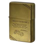 絶版/ヴィンテージ Zippo ジッポー 中古 1992年製造 1937レプリカ BEGUN TO BURN   [C]使用感あり傷汚れあり