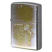絶版/ヴィンテージ Zippo ジッポー 中古 2002年製造 Windy Girl OLD FINISH ウインディ  [C]使用感あり傷汚れあり