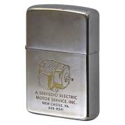 絶版/ヴィンテージ Zippo ジッポー 中古 1966年製造 A Servedio Electric Motors & Controls Inc  [C]使用感あり傷汚れあり