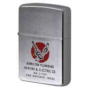 絶版/ヴィンテージ Zippo ジッポー 中古 1962年製造 HAMILTON PLUMBING HEATING & ELECTRIC CO.  [C]使用感あり傷汚れあり