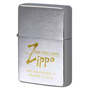 絶版/ヴィンテージ Zippo ジッポー 中古 1992年製造 1937レプリカ Zippo Logo ジッポ ロゴ  [S]ほぼ新品同様