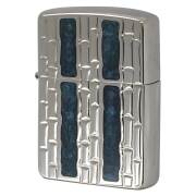 絶版/ヴィンテージ Zippo ジッポー 中古 2004年製造 Heavy Wall ORH-Z 100 バンブー柄  [S]ほぼ新品同様