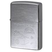 絶版/ヴィンテージ Zippo ジッポー 中古 2000年製造 Hawaii ハワイ ブラッシュドクローム エッチング  [A]使用感少なく状態が良い