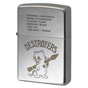 絶版/ヴィンテージ Zippo ジッポー 中古 2022年製造 マッドキャット オールド仕上げ デストロイヤーズ DESTROYERS OLD FINISH 2OF-MADCAT  [B]使用感ありやや傷汚れあり