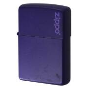 絶版/ヴィンテージ Zippo ジッポー 中古 2003年製造 パープル マット ジッポ ロゴ Purple Matte Zippo Logo 237ZL  [B]使用感ありやや傷汚れあり