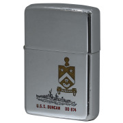 絶版/ヴィンテージ Zippo ジッポー 中古 1968年製造 USS Duncan DD-874 アメリカ海軍 駆逐艦  [C]使用感あり傷汚れあり