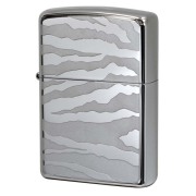 Zippo ジッポー ゼブラ アニマル柄 シルバー チタンコーティング Titanium Coating Series Ti-S-Z（B） メール便可