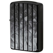 Zippo ジッポー アーマー ウェーブカット 両面加工 彫刻 ブラックニッケル ARMOR Wave Cut 162BWCA