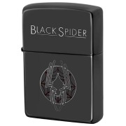 Zippo ジッポー タバコ銘柄 ブラックスパイダー ブラックニッケル BLACK SPIDER ブラックニッケル