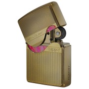 Zippo ジッポー トリックシェル 貝 プレート貼り ゴールド Trick Shell トリックアクション シリアル番号 ゴールドタンク GD