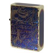 Zippo ジッポー 1935レプリカ アラベスク 唐草 両面加工 Arabesque 金イブシ ゴールドタンク GI