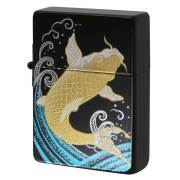 Zippo ジッポー 1935レプリカ 蒔絵 伝統工芸 ゴールドタンク 鯉