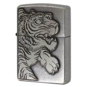 Zippo ジッポー 龍虎 タイガー ドラゴン メタルプレート貼り Metal Plate 虎NIB