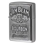 Zippo ジッポー ジムビーム 酒 ロゴ クロムメッキ エンブレム貼り Jim Beam Pewter Emblem 250JB.928