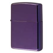 Zippo ジッポー 無地 アビス パープル High Polish Purple Abyss 鏡面 PVD加工 No.24747 メール便可