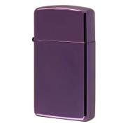Zippo ジッポー 無地 スリム アビス パープル SLIM ABYSS 鏡面 PVD加工 28124 メール便可