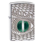 Zippo ジッポー アーマー 龍 ドラゴンアイ Armor Dragon Eye 鏡面 ポリッシュ クローム 28807