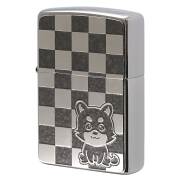 絶版/ヴィンテージ Zippo ジッポー 中古 2020年製造 ＃200 メタルプレート 両面加工 ドック 犬 2MPP-Dog GY  [S]ほぼ新品同様