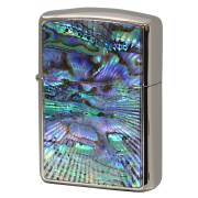 絶版/ヴィンテージ Zippo ジッポー 中古 2019年製造 ARMOR アーマー ポリカーボネート シェル チェック柄 ホワイトニッケル A  [N]未使用・新品