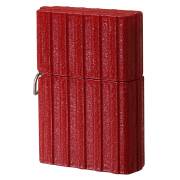 絶版/ヴィンテージ Zippo ジッポー 中古 2008年製造 レッドストライプ塗装 D缶 チェーン付き  [N]未使用・新品